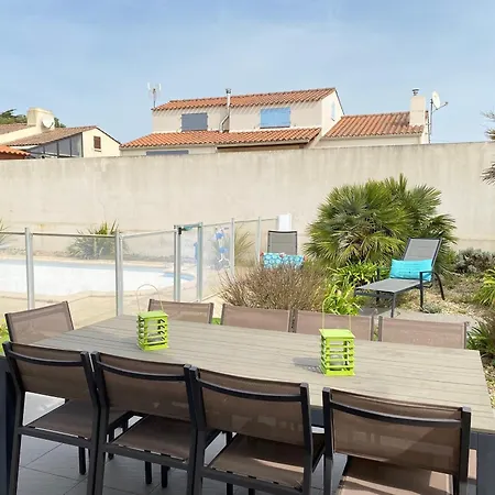 Holiday home Familiale Avec Piscine Privee Chauffee, 800m Plage, Wifi - Fr-1-231-260